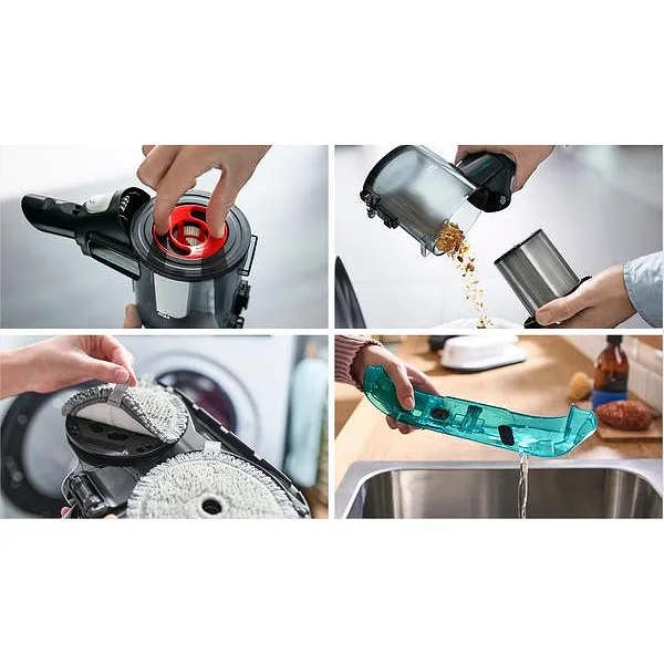 Bosch BCS712HYG5 Unlimited 7 Aqua – Вертикална прахосмукачка 2-в-1 с мокро почистване - Image 13