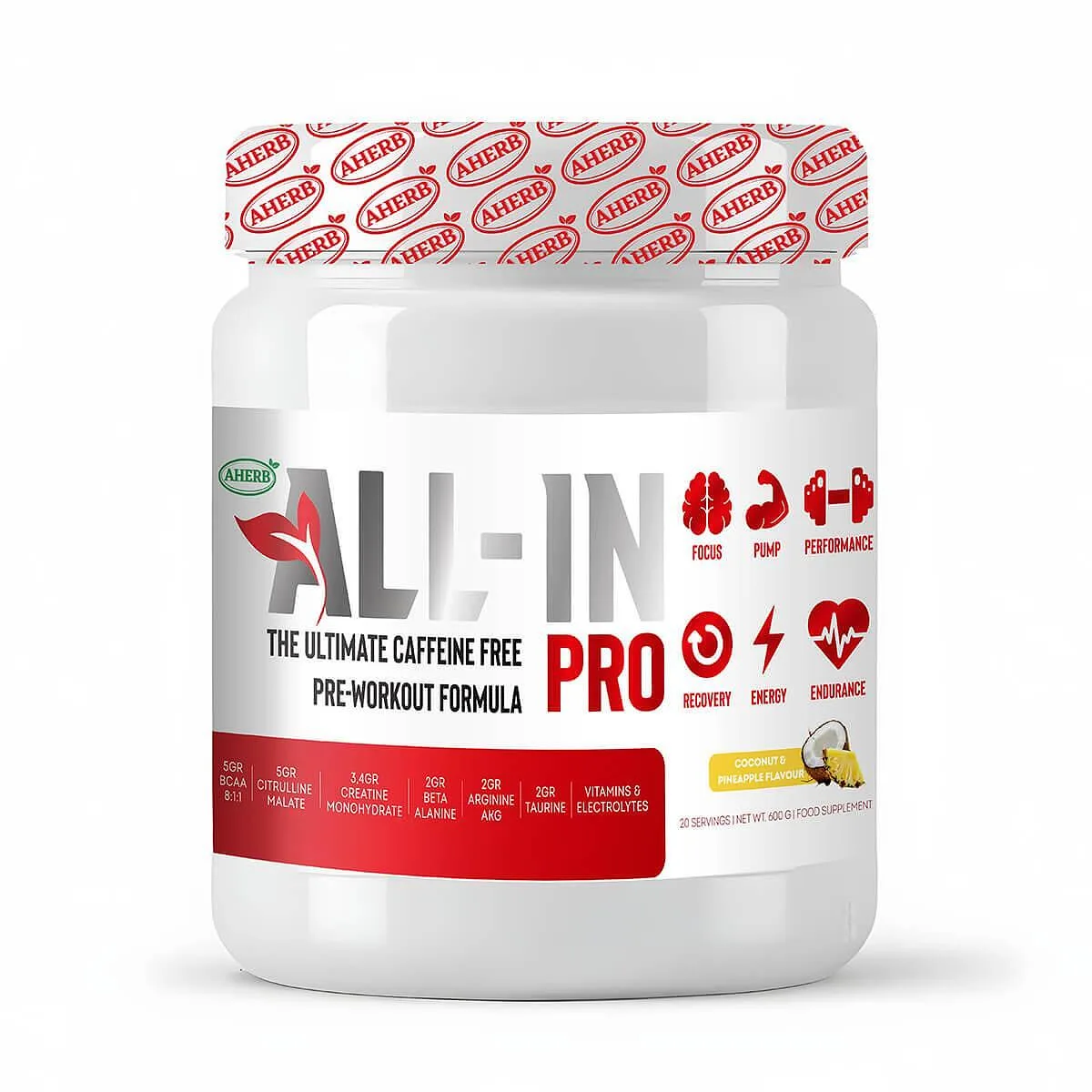 AHERB ALL-IN Pro – пълен предтренировъчен и възстановителен комплекс - Image 2