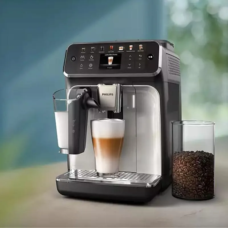 Кафеавтомат Philips EP4446/70 + аксесоар Philips CA6707/10 – Премиум кафе изживяване с 12 напитки - Image 6