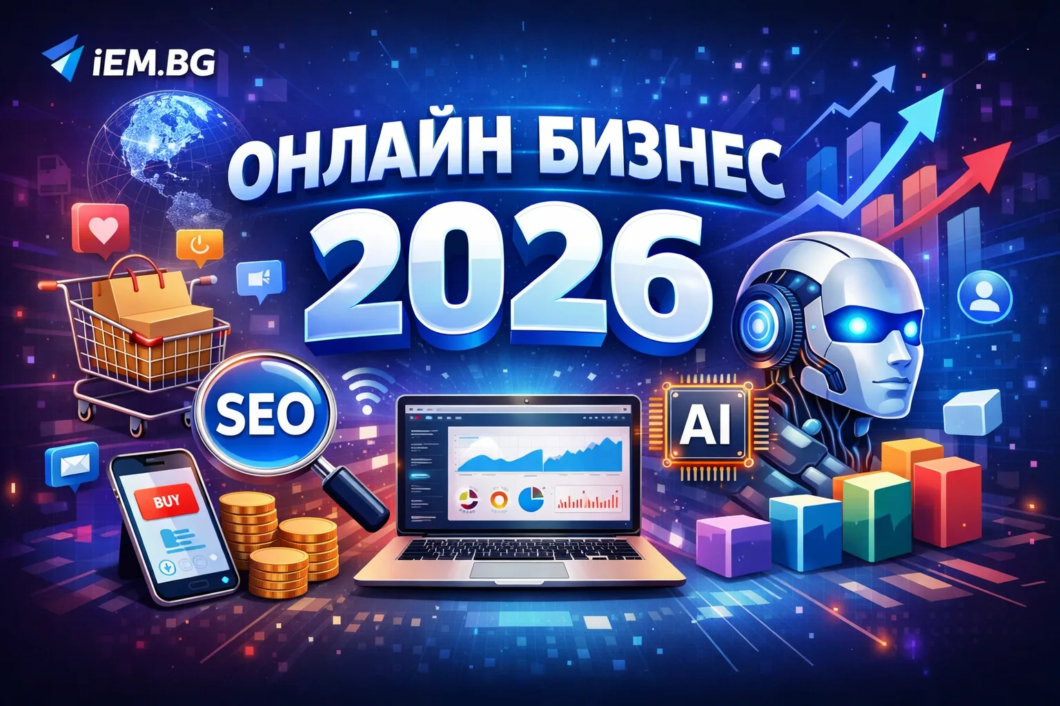 Онлайн бизнес и дигитален маркетинг – анализи и електронна търговия