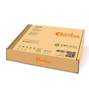 Кашон микс котешки менюта 12 броя BARF храна за котки с пилешко, телешко, заешко и патешко