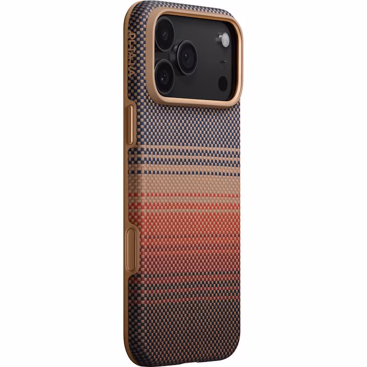 Калъф Pitaka Aramid UltraGuard Sunset за iPhone 17 Pro Max – оранжев - Image 2