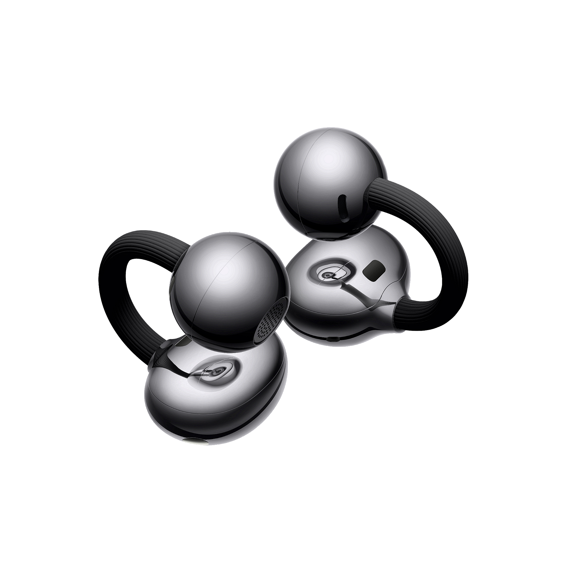 Слушалки с микрофон Huawei FreeClip 2 Black 55038692 - Image 2