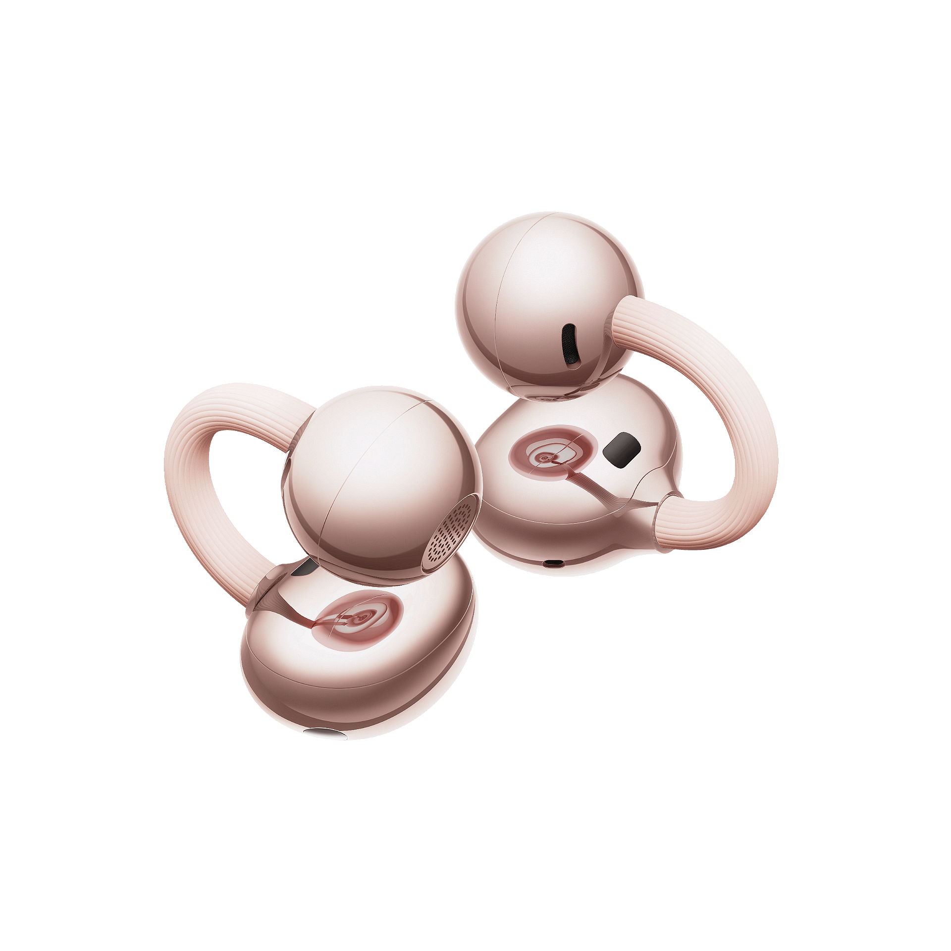 Слушалки Huawei FreeClip 2 Gold – безжични IN-EAR с Bluetooth и 9 часа батерия - Image 3