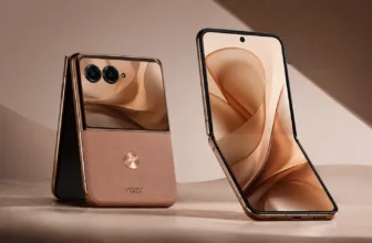 Motorola Razr 70 Ultra в цвят PANTONE Cocoa – сгъваем смартфон с 6.96-инчов вътрешен дисплей и 4.0-инчов външен екран