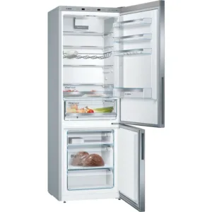 Хладилник с фризер Bosch KGE49AICA, 419 l, клас C, LowFrost, VitaFresh, Инокс