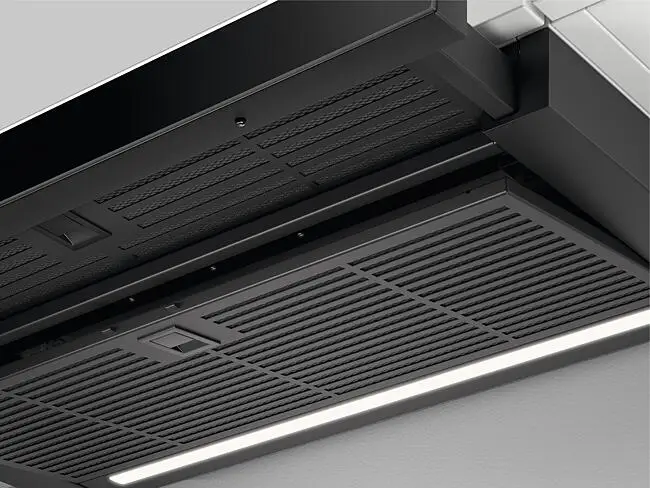 Вграден телескопичен абсорбатор AEG GDP866PB, 650 m³/h, SilenceTech, Breeze, Hob2Hood, 60 см, черен - Image 6
