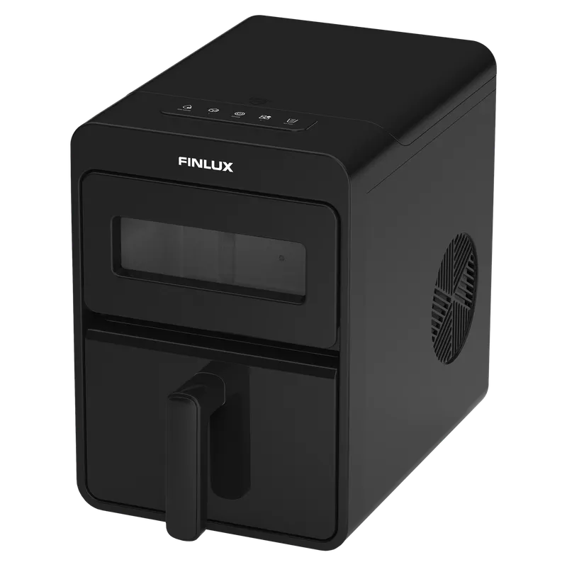 Ледогенератор Finlux FICM-1225B черен с капацитет 10–12 kg лед за 24 часа