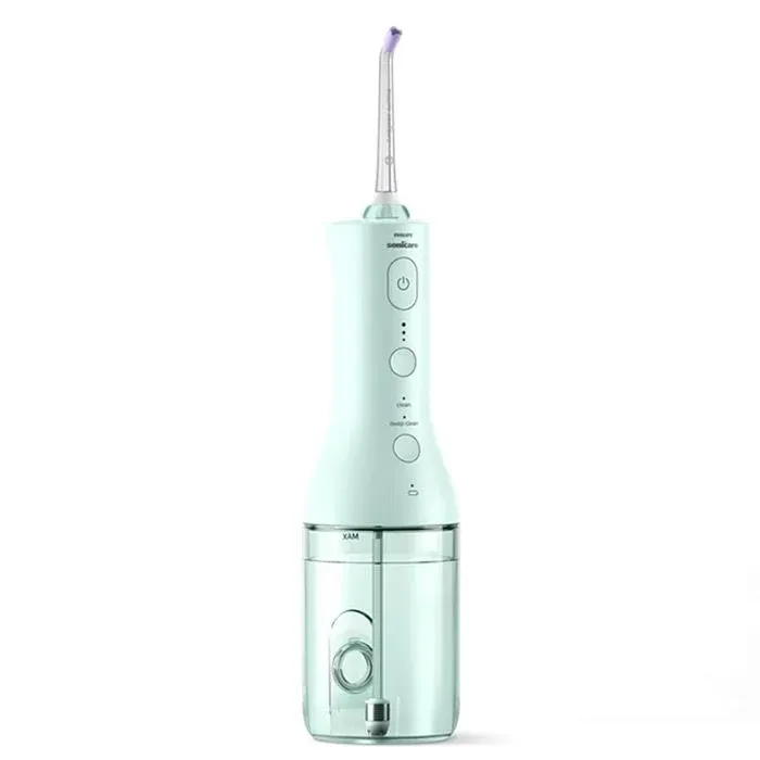 Зъбен душ Philips HX3826/24 Sonicare Power Flosser 3000, 250 ml, Quad Stream, USB, ментов - Image 3