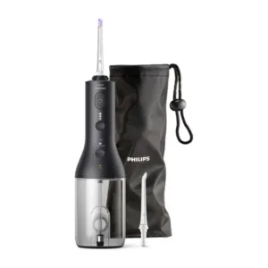 Зъбен душ Philips HX3826/33 Sonicare Power Flosser 3000, 250 ml, Quad Stream, USB, черен