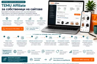 TEMU Affiliate за собственици на сайтове – създаване на полезно съдържание, добавяне на партньорски линкове, привличане на целеви трафик, проследяване на резултати и печелене на комисиони