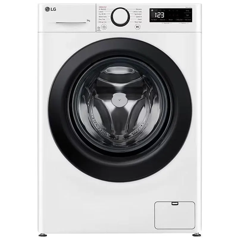 Пералня LG F2WR509SBW, 9 kg, 1200 об./мин., енергиен клас A, Steam, AI DD, Slim, бяла