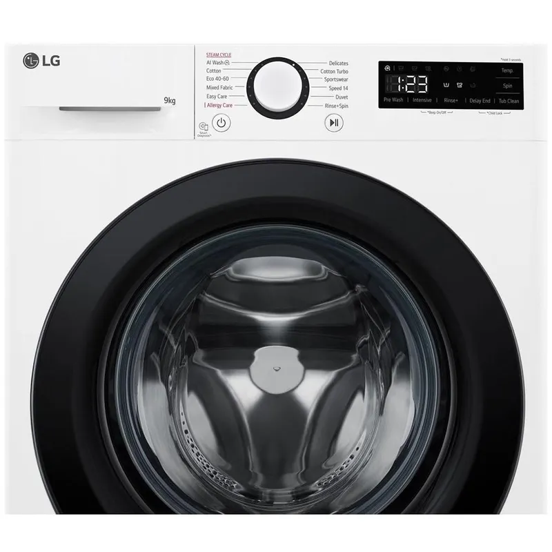 Пералня LG F2WR509SBW, 9 kg, 1200 об./мин., енергиен клас A, Steam, AI DD, Slim, бяла - Image 3