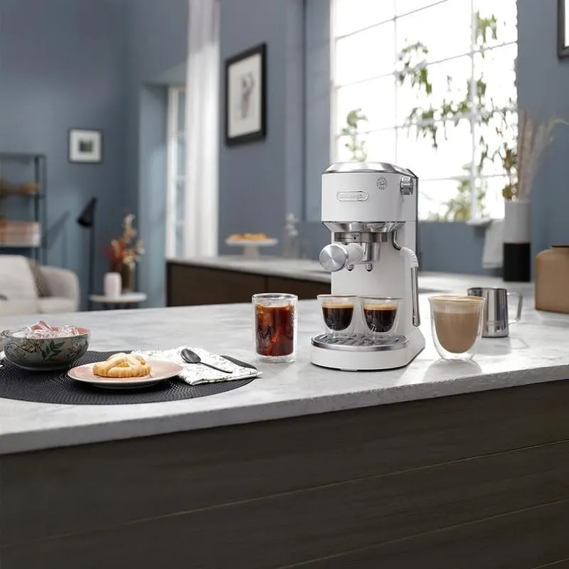 Кафемашина DeLonghi EC890.WI Dedica Duo – компактна еспресо машина с Cold Brew - Image 9