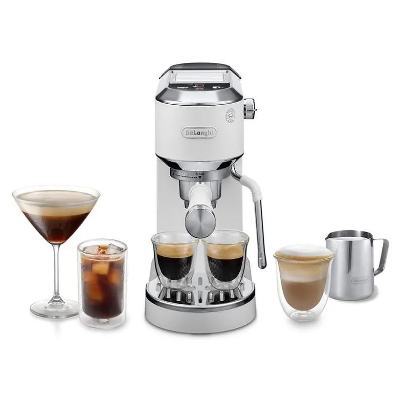 Кафемашина DeLonghi EC890.WI Dedica Duo – компактна еспресо машина с Cold Brew - Image 2