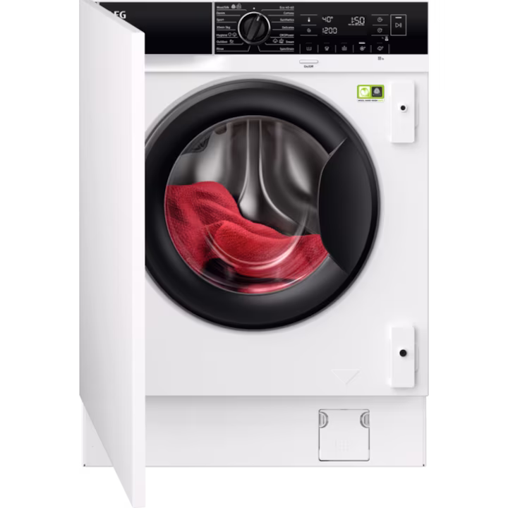 Пералня за вграждане AEG L8FBE48SCI – 8 kg, PowerCare, Wi-Fi и клас A