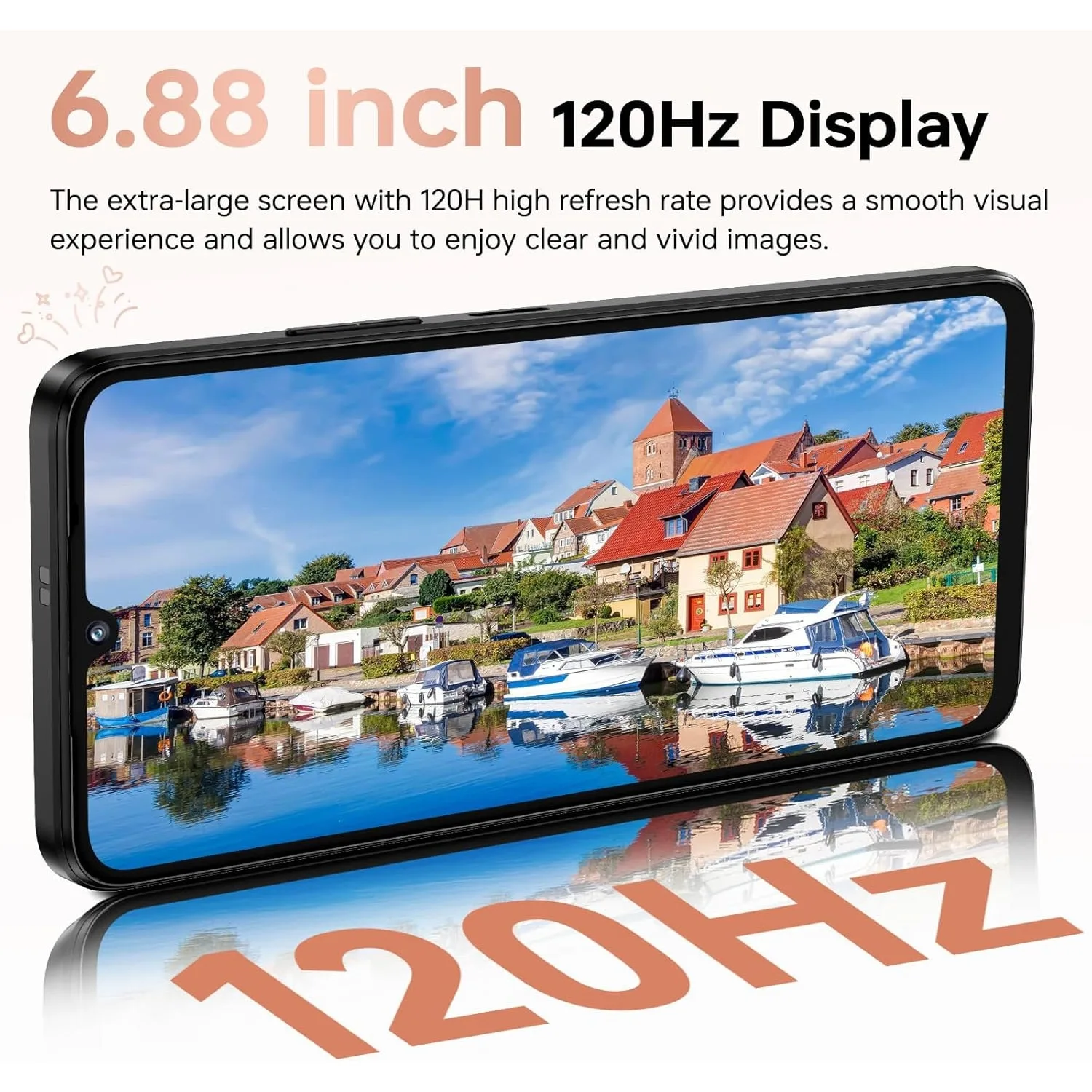 Мобилен телефон CUBOT A40, Android 15 12GB RAM + 256GB ROM, 48MP камера, 6, 88'' дисплей, 5100mAh батерия, Dual SIM 4G, водоустойчив IP68/IP69K, Черен - iEM.BG 2