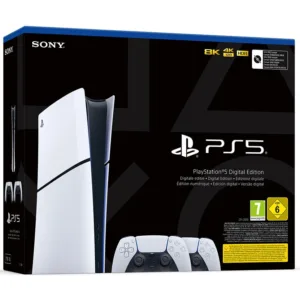 Конзола PlayStation 5 Digital Edition, 2.8TB SSD, Допълнителен контролер, 4K, 2.4 кг