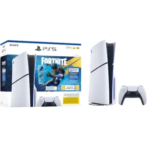 Конзола PlayStation 5 (PS5) Slim, 1TB SSD, E-Chassis, Fortnite Flowering Chaos Bundle