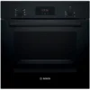 Фурна за вграждане Bosch HBF133BA1, Електрически, 66 л, Грил, EcoClean Директно самопочистване, 3D конвекция, Клас A, Черен
