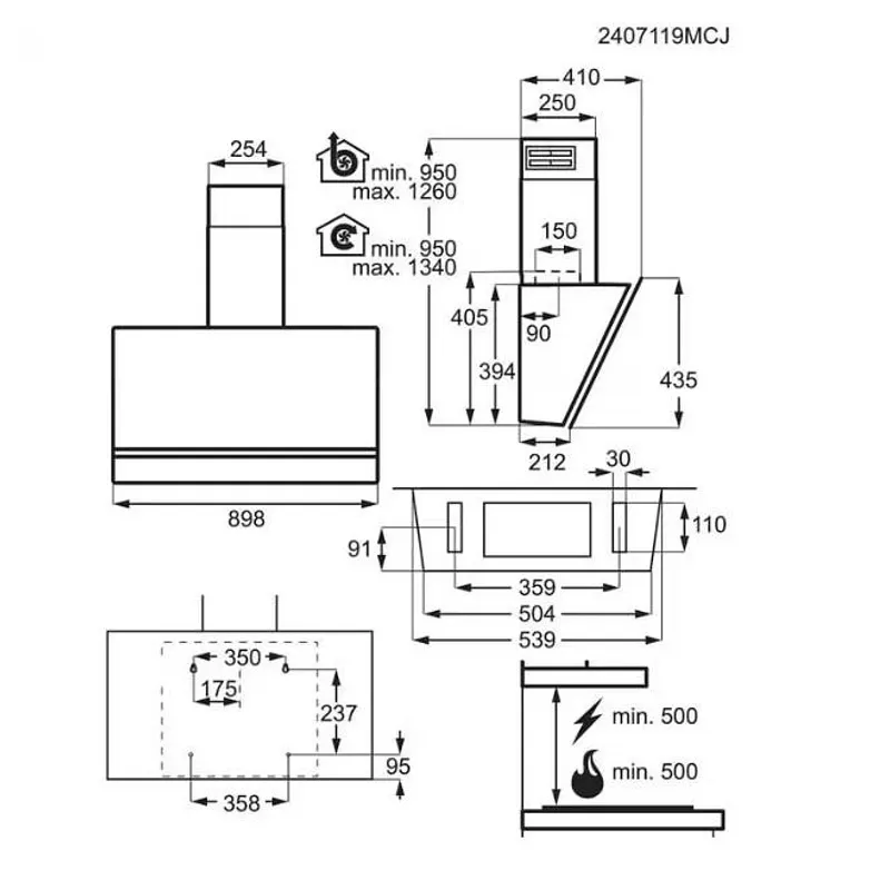 Вграден абсорбатор AEG NDV8791CZ (ST) - iEM.BG 5
