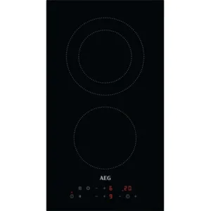 Вграден керамичен плот AEG HRB32310CB – електрически Domino плот с 2 зони