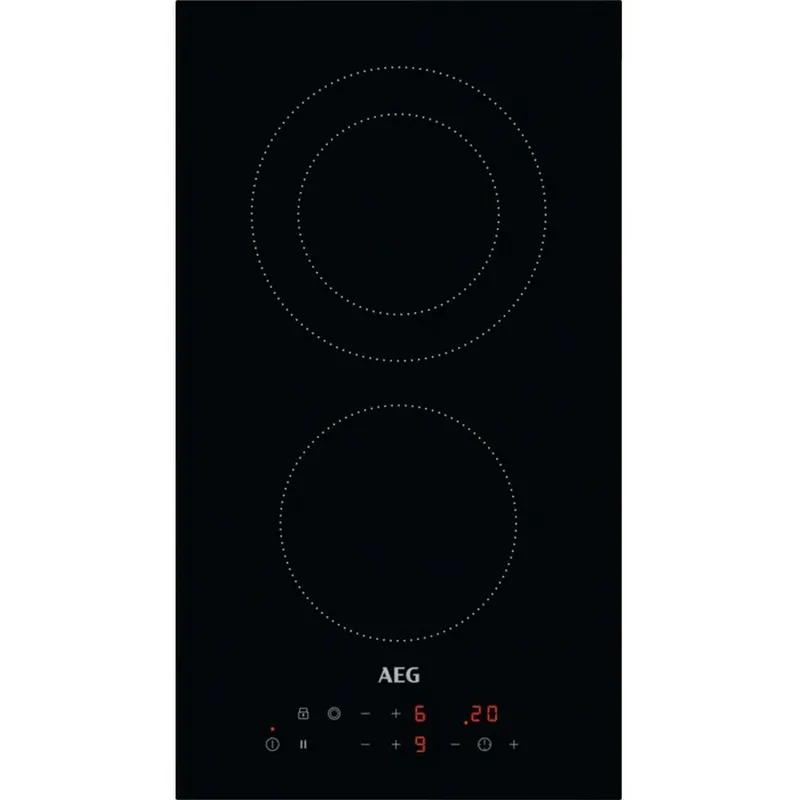 Вграден керамичен плот AEG HRB32310CB – електрически Domino плот с 2 зони