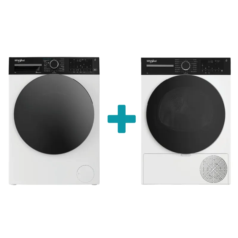 Пакет Whirlpool WAM 86WBC EE пералня 8 kg и сушилня WPS D8 WBS EE 8 kg