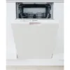 Вградена съдомиялна Indesit IN2ID10CS80, Клас D, Ширина 44, 8 см, 10 комплекта, 5 програми, Бяла
