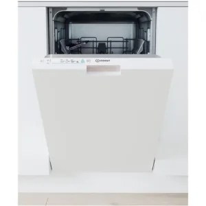 Вградена съдомиялна Indesit IN2ID10CS80, Клас D, Ширина 44, 8 см, 10 комплекта, 5 програми, Бяла