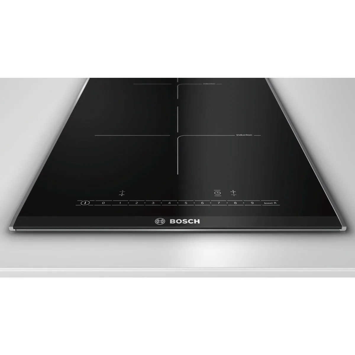 Плот за вграждане Bosch PIB375FB1E, Електрически, Витрокерамика с индукция, 2 зони за готвене, Power Boost, 30.6 см, Черен - iEM.BG 1