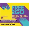 Сим карта предплатен пакет Виваком, FREE2GO, SIM