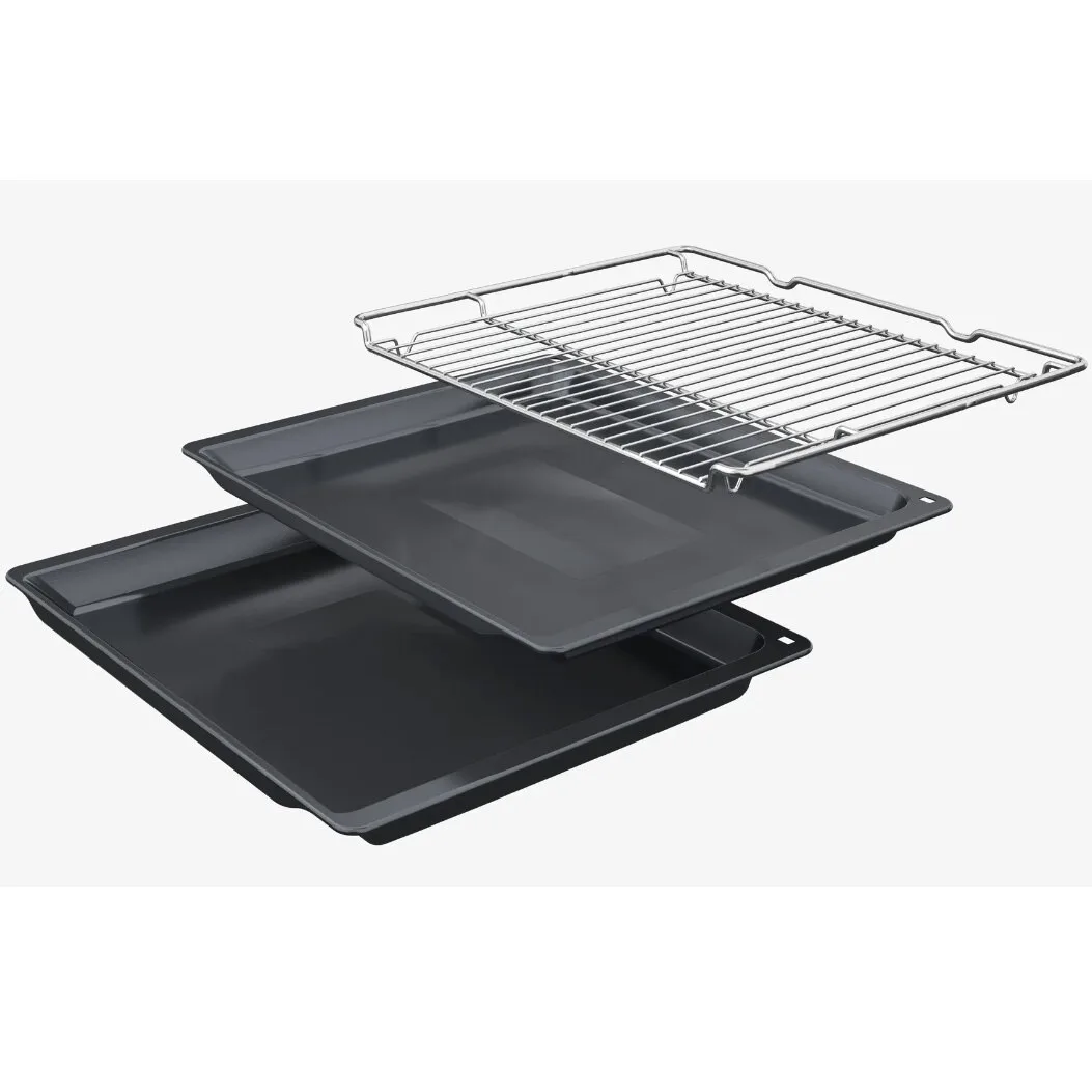Фурна за вграждане Bosch HBG7741W1, Електрическа, 71 л, Мултифункционална, 14 функции, Пиролитично самопочистване, Грил, Home Connect, Клас A+, Бял - iEM.BG 5