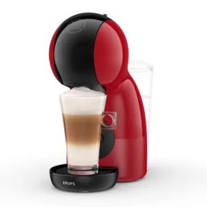 Еспресо машина с капсули KRUPS NESCAFE® Dolce Gusto® Piccolo XS KP1A3510, Налягане 15 бара, 1600W, Капацитет на резервоара 0, 8 л, Функция Eco, Черен/Червен