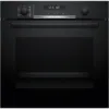 Фурна за вграждане Bosch HBG578EB3, 71 л, Електрическа, Мултифункционална, Грил, Soft close, Air Fry, 10 функции, AutoPilot30, Телескопична опора, 3D Hotair, Пиролитично + Хидролитично самопочистване, Клас A+, Черен