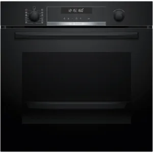 Фурна за вграждане Bosch HBG578EB3, 71 л, Електрическа, Мултифункционална, Грил, Soft close, Air Fry, 10 функции, AutoPilot30, Телескопична опора, 3D Hotair, Пиролитично + Хидролитично самопочистване, Клас A+, Черен