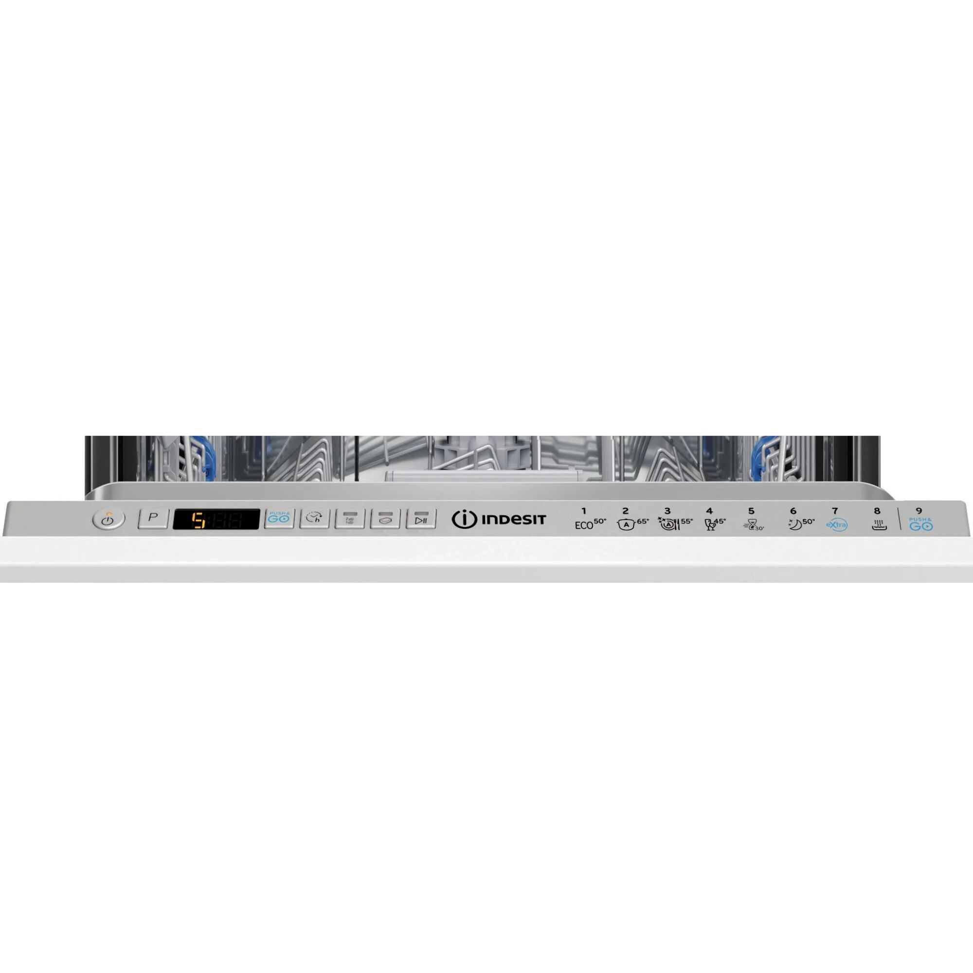 Съдомиялна за вграждане Indesit DSIO 3M24 CS, 10 комплекта, 7 програми, Клас F, 45 см - iEM.BG 2