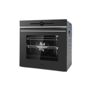 Фурна за вграждане KB ELEMENTS, 73л, 3000W, TFT дисплей, 15 функции, Air Fryer, грил, конвекция, Aqua Clean, дигитален контрол, клас A+, черен с инокс