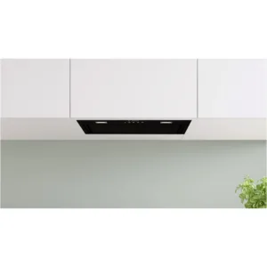 Абсорбатор за вграждане Bosch DLN56AC60, Мощност на абсорбиране 645 м³/ч, LED осветление, Клас B, 52 см, Черен
