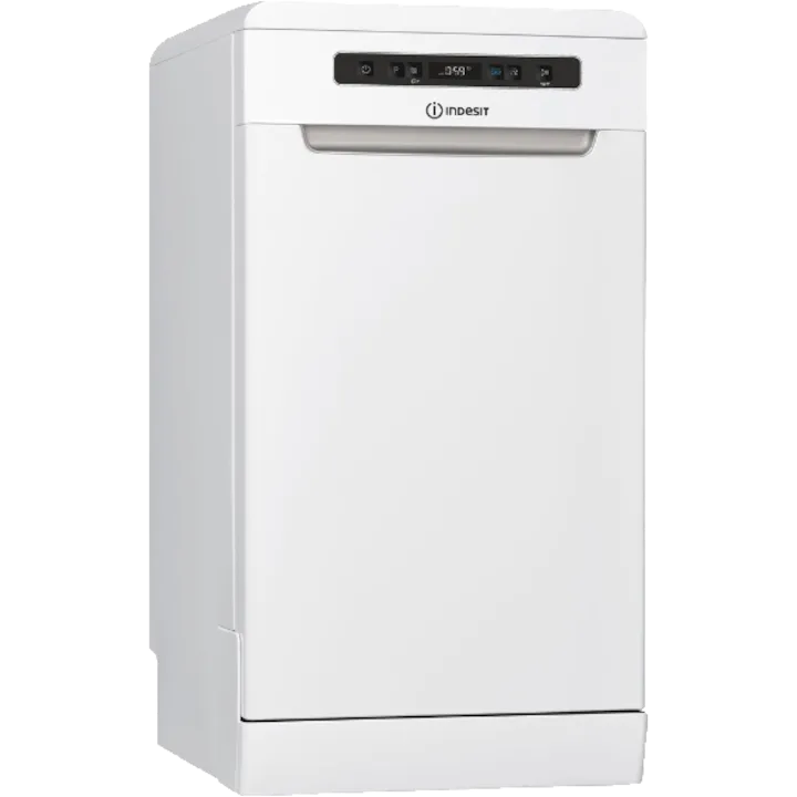Съдомиялна Indesit DSFO 3T224 C, 10 комплекта, 9 програми, Клас Е, Бял