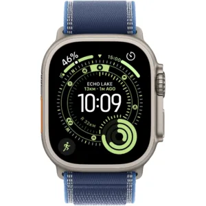 Apple Watch Ultra 3, GPS + Cellular, Корпус Natural Titanium 49mm, Blue/Bright Blue Trail Loop - S/M - iEM.BG 1
