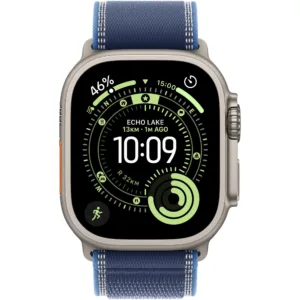 Apple Watch Ultra 3, GPS + Cellular, Корпус Natural Titanium 49mm, Blue/Bright Blue Trail Loop - M/L - iEM.BG 1