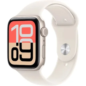 Смарт часовник Apple Watch SE3, 40мм, алуминий, бял