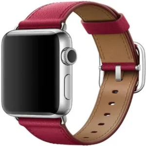 Оригинална каишка за Apple Watch Ultra/SE/9/8/7/6/5/4/3/2/1 - 42/44/45/49MM Classic Buckle Berry - iEM.BG 1