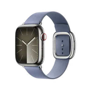 Каишка за Apple Watch 41 мм, модерна катарама, лавандула синьо, голяма - iEM.BG 1