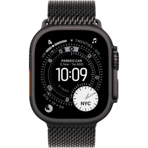 Apple Watch Ultra 3, GPS + Cellular, Корпус Black Titanium 49mm, Black Titanium Milanese Loop - Medium - iEM.BG 1