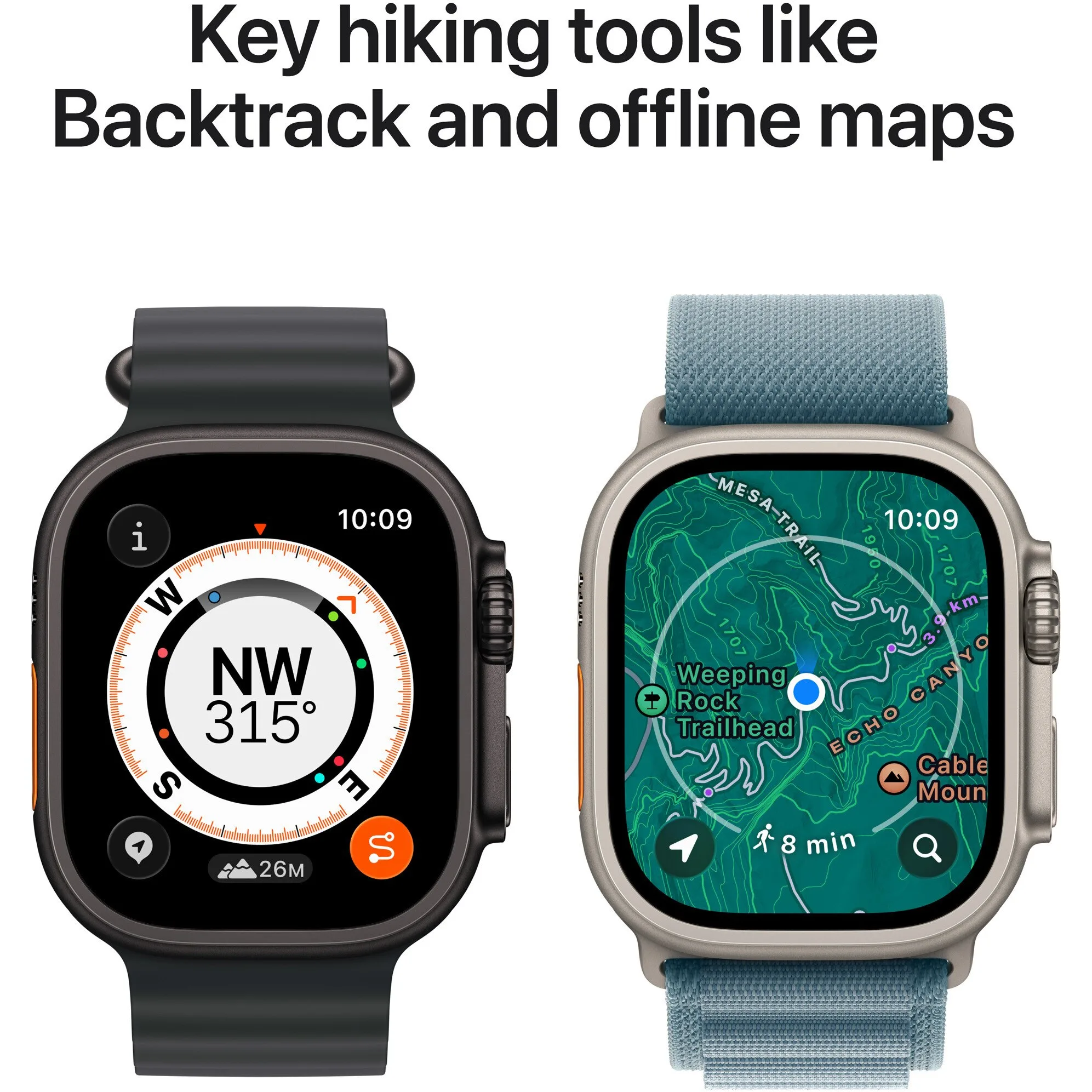 Apple Watch Ultra 3, GPS + Cellular, Корпус Black Titanium 49mm, Black Ocean Band - iEM.BG 4