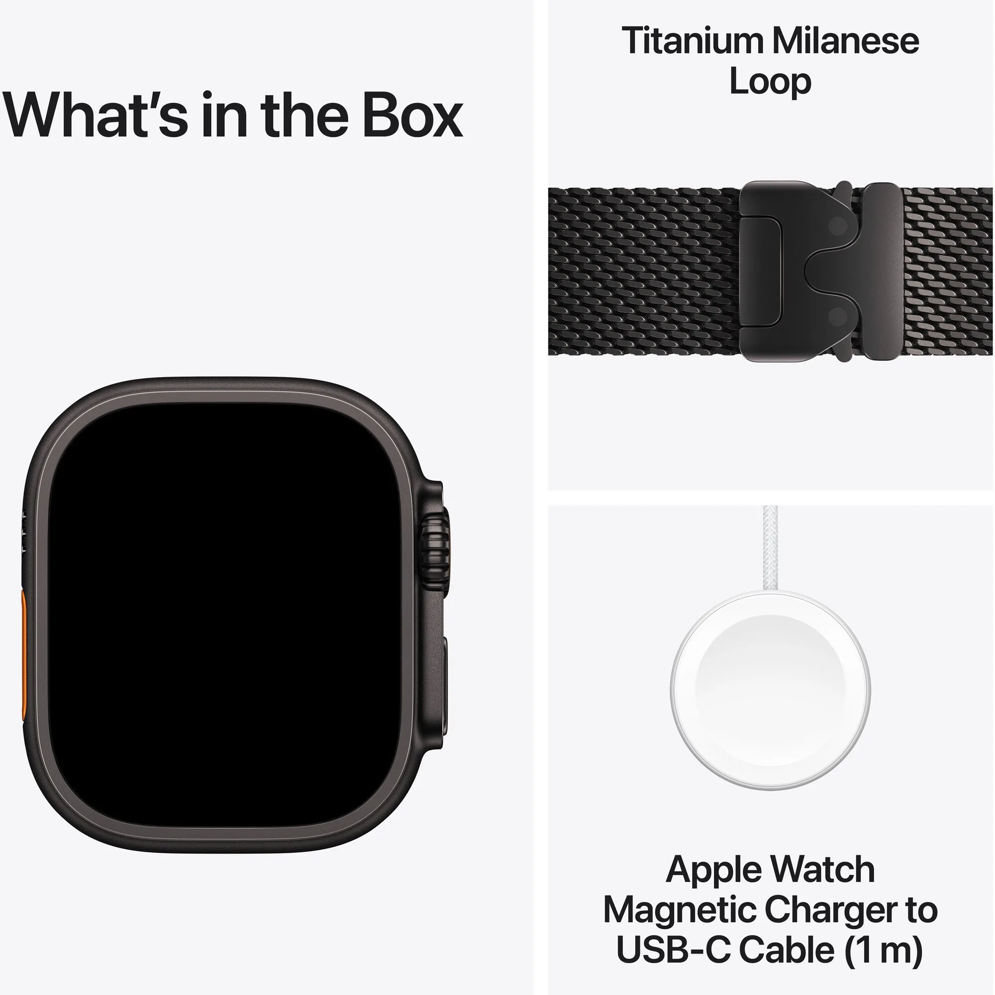 Apple Watch Ultra 4, GPS + Cellular, Корпус Black Titanium 49 мм, Black Titanium Milanese Loop - S - iEM.BG 6