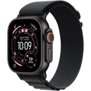 Apple Watch Ultra 3, GPS + Cellular, Корпус Black Titanium 49mm, Black Alpine Loop - Small