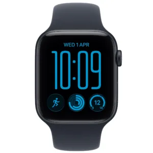 Apple Watch SE 3, GPS, Корпус Midnight Aluminium 44 мм, Navy Blue Sport Band - S/M - iEM.BG 1